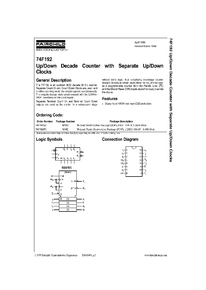 74F192PC_1131285.PDF Datasheet