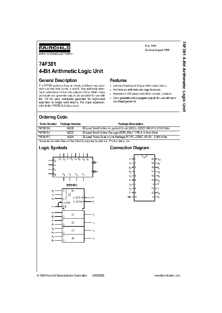 74F381PC_1069559.PDF Datasheet