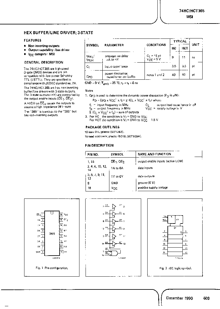 74HC365_1185720.PDF Datasheet