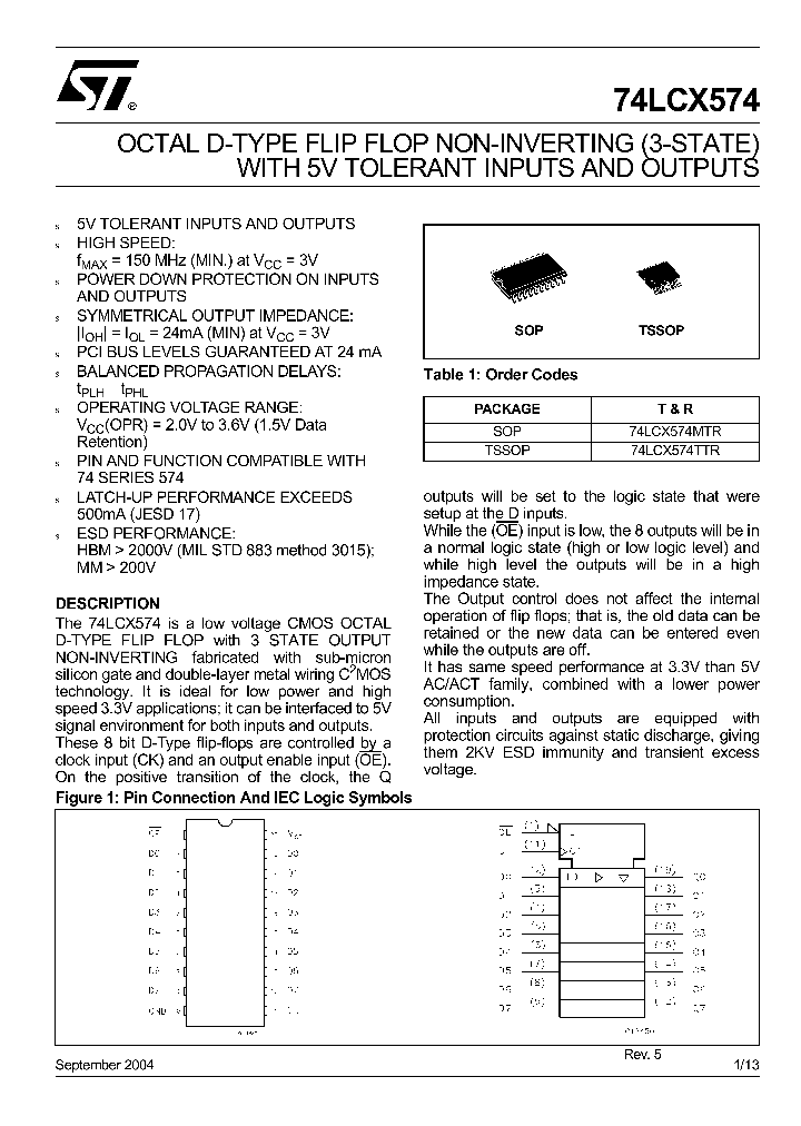 74LCX574TTR_1202533.PDF Datasheet