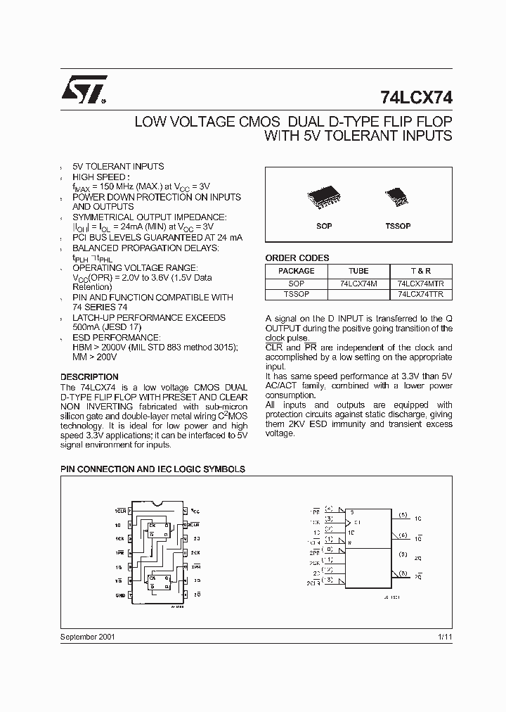 74LCX74TTR_1202537.PDF Datasheet
