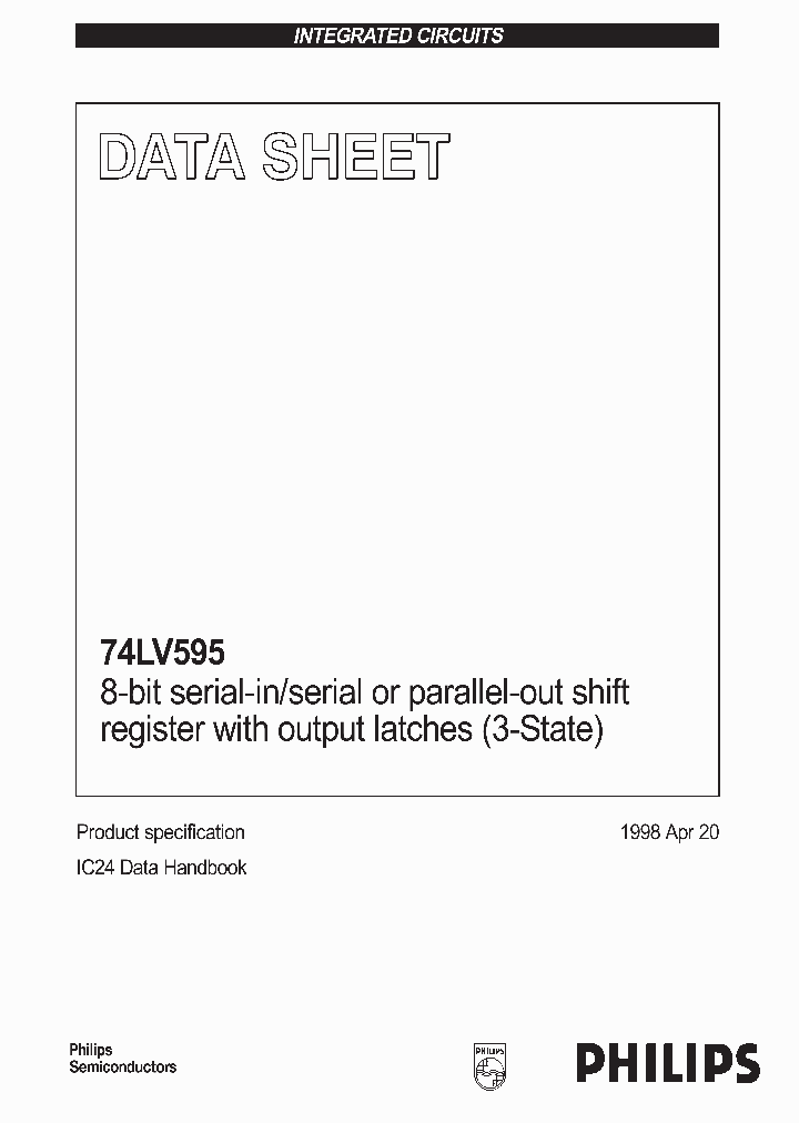 74LV595PW_1029677.PDF Datasheet