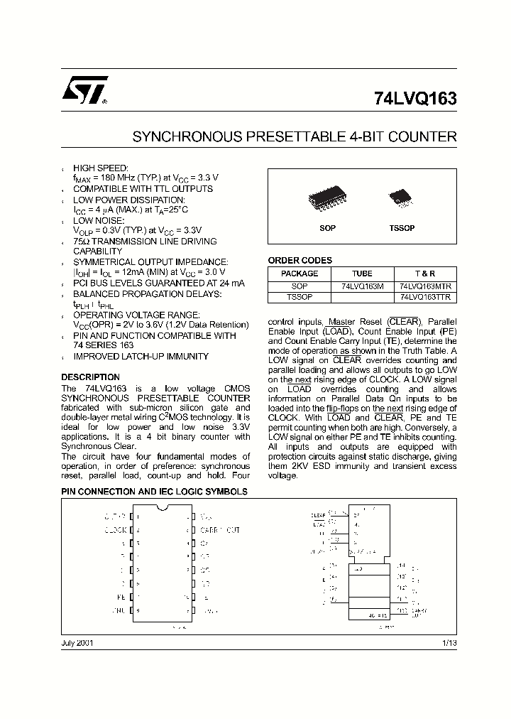 74LVQ163TTR_1202762.PDF Datasheet