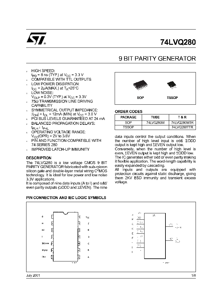 74LVQ280TTR_1202782.PDF Datasheet