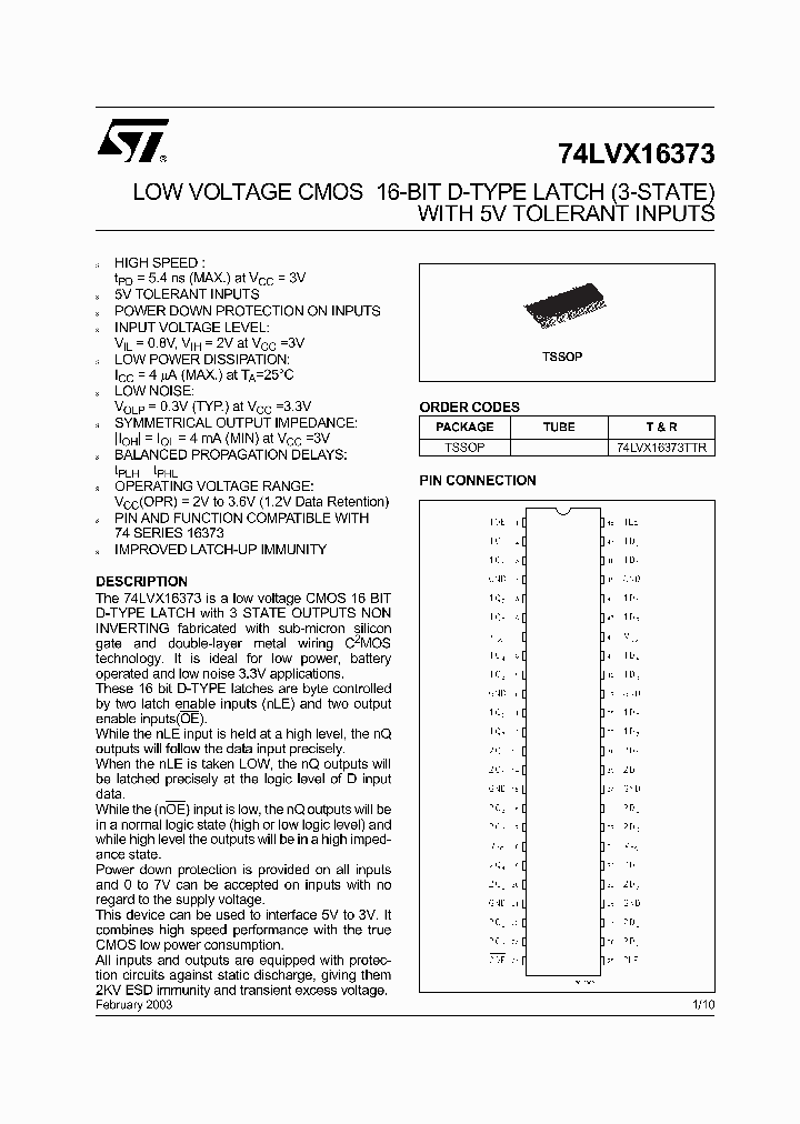74LVX16373_1139225.PDF Datasheet