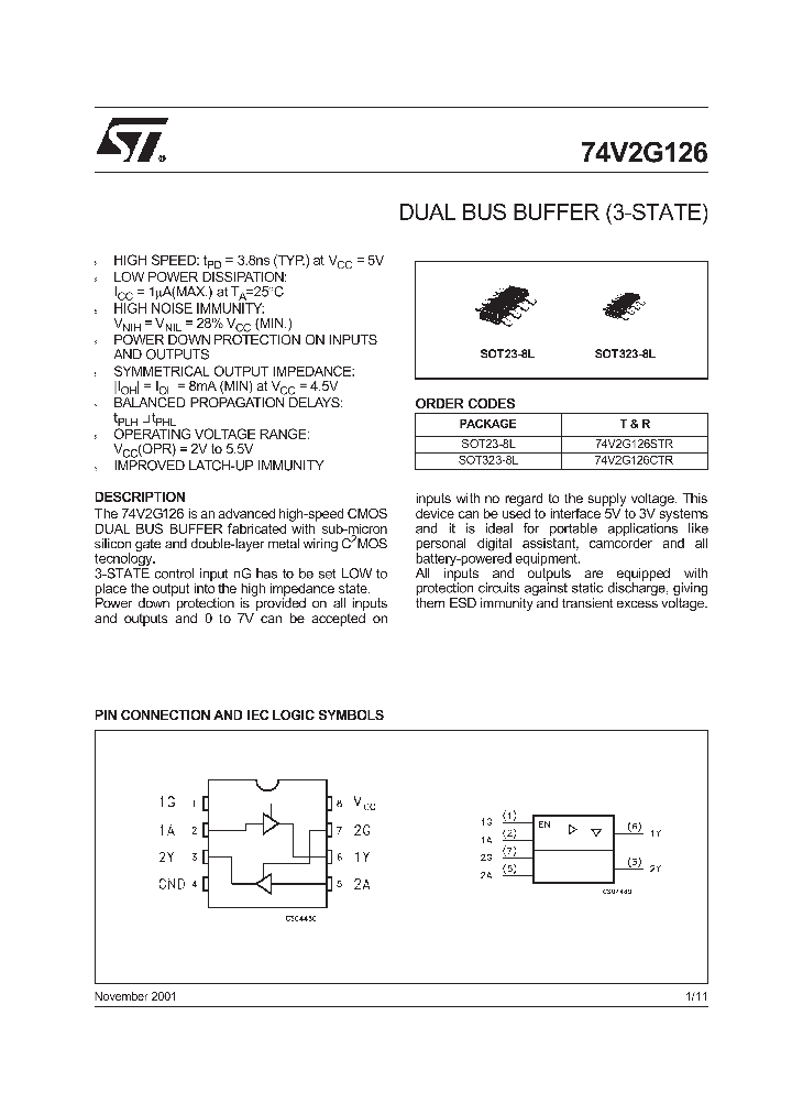 74V2G126STR_1203003.PDF Datasheet