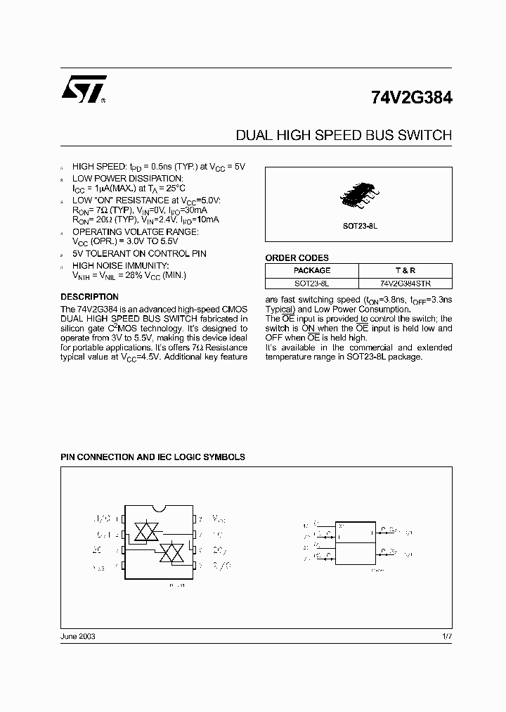 74V2G384STR_1203007.PDF Datasheet
