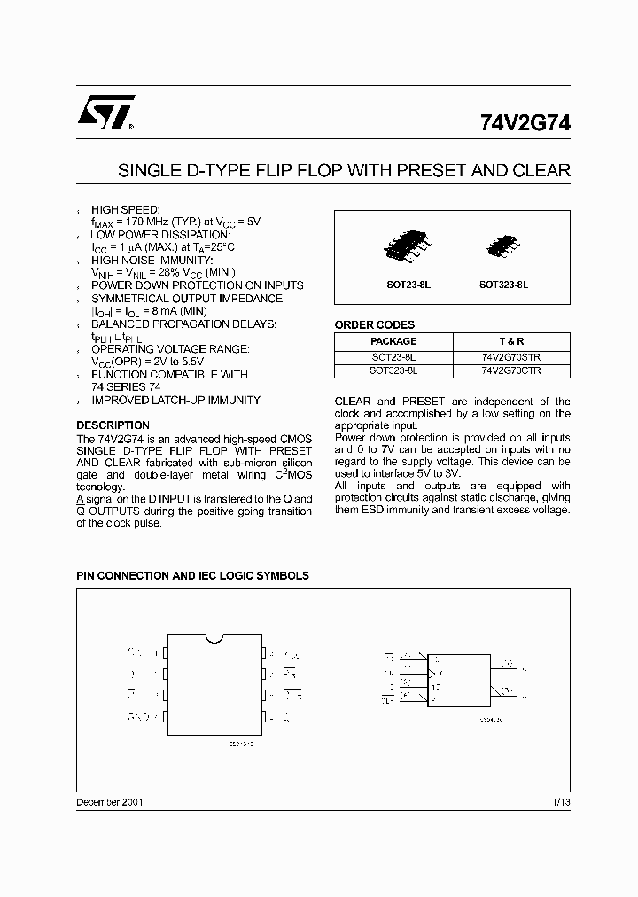 74V2G74_1203010.PDF Datasheet