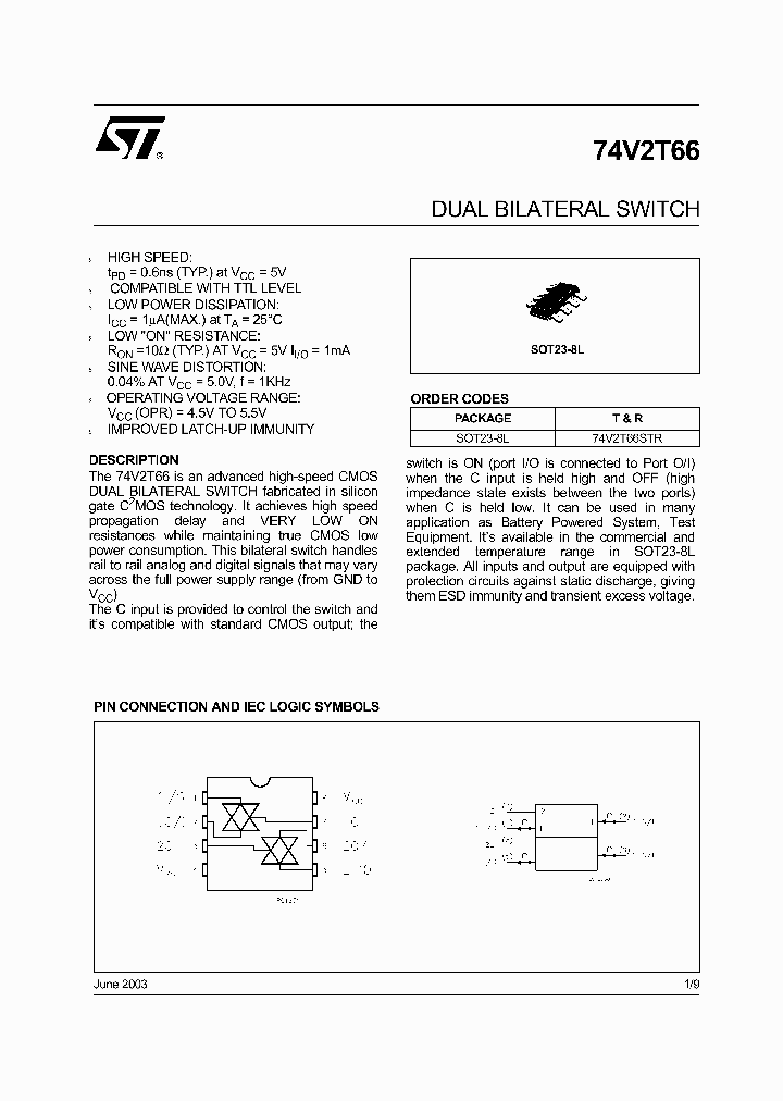 74V2T66STR_1062381.PDF Datasheet