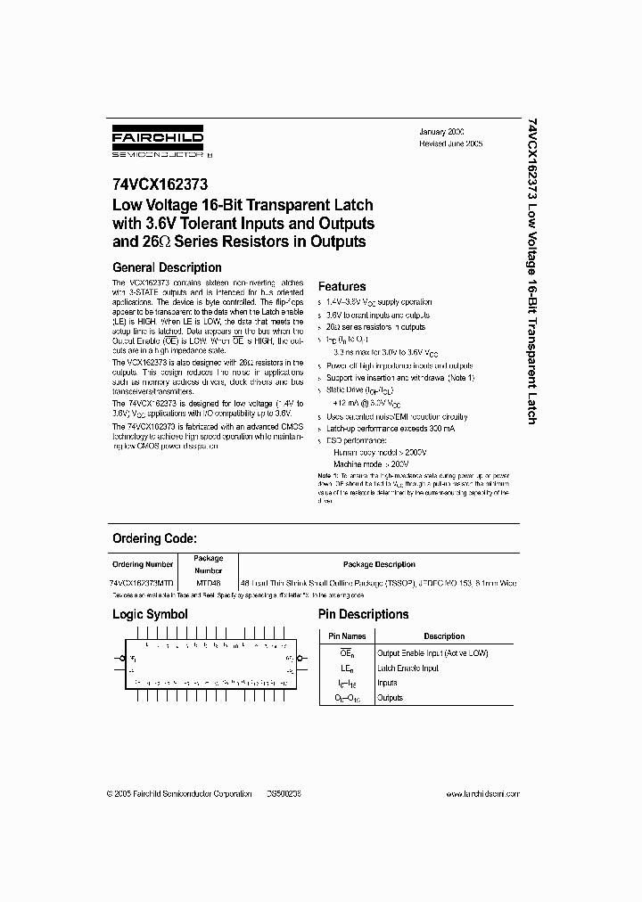 74VCX16237305_1203033.PDF Datasheet