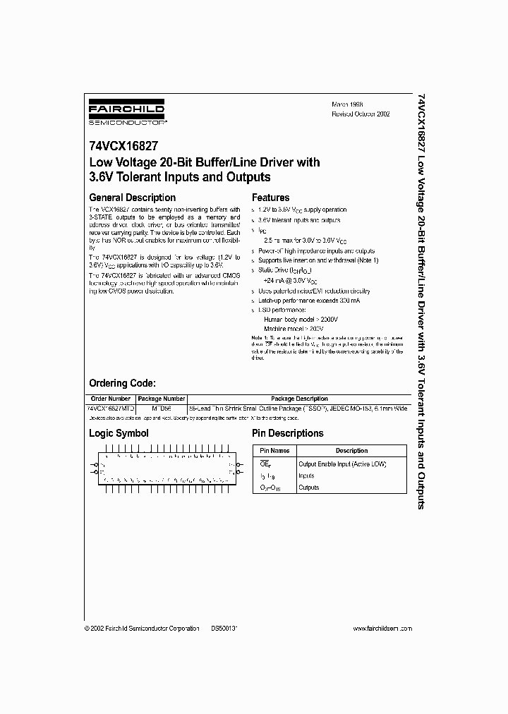 74VCX1682702_1107747.PDF Datasheet