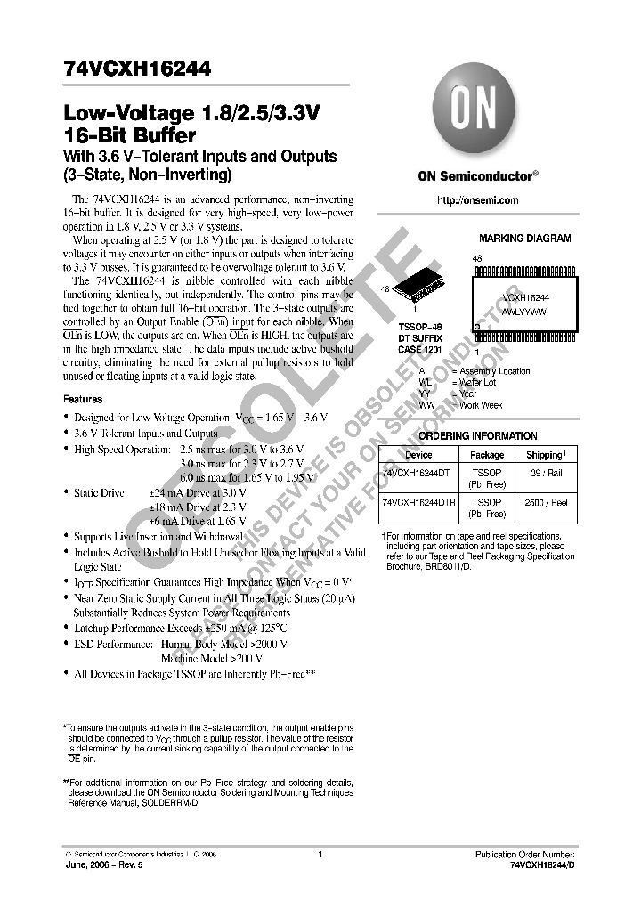 74VCXH16244DT_1107540.PDF Datasheet