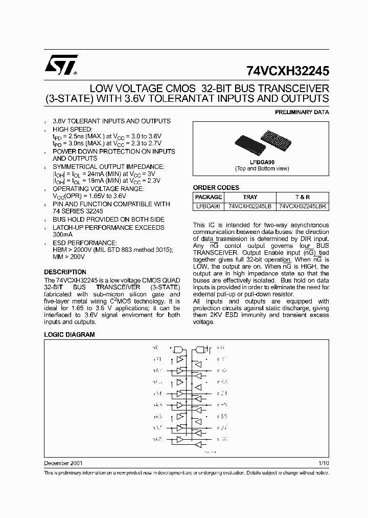 74VCXH32245LBR_1203114.PDF Datasheet
