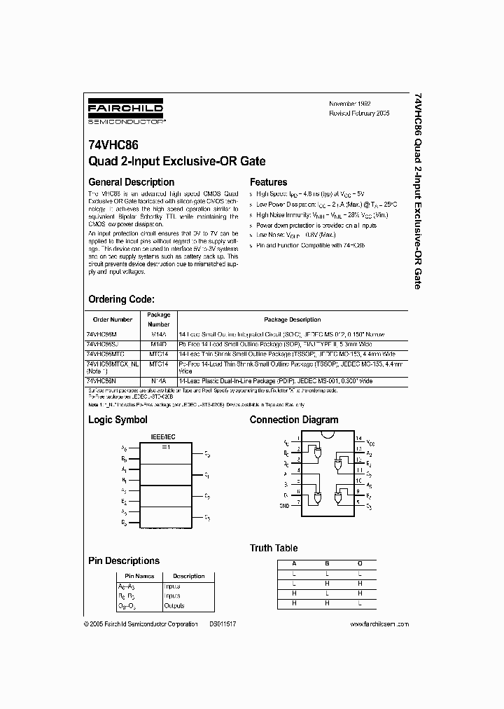 74VHC86M_1114172.PDF Datasheet