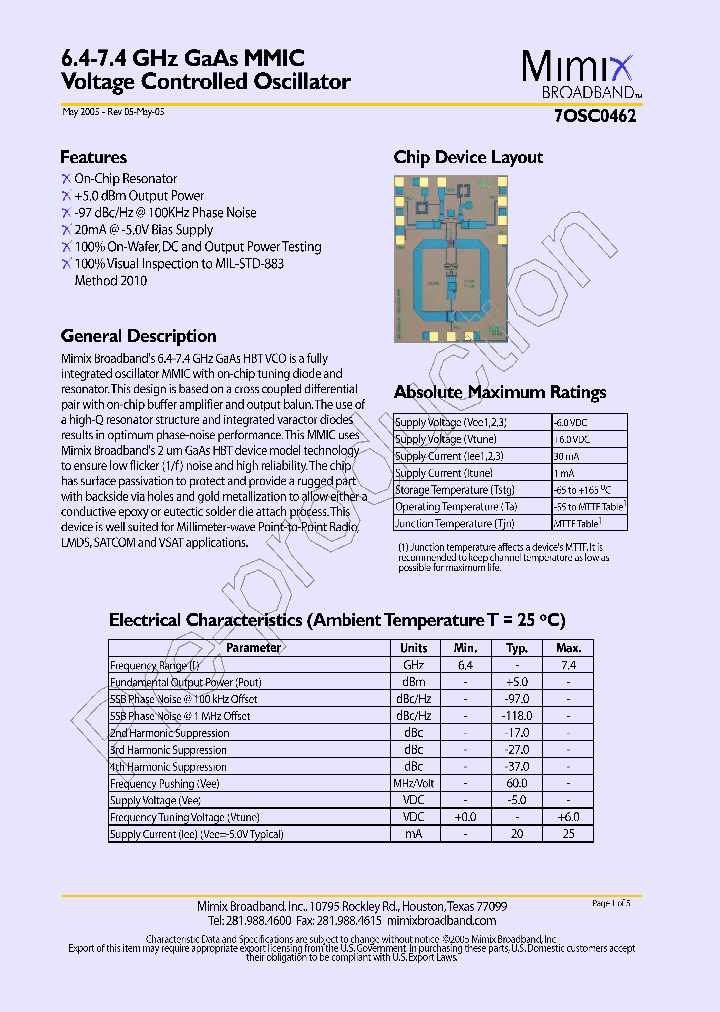 7OSC0462_1167294.PDF Datasheet