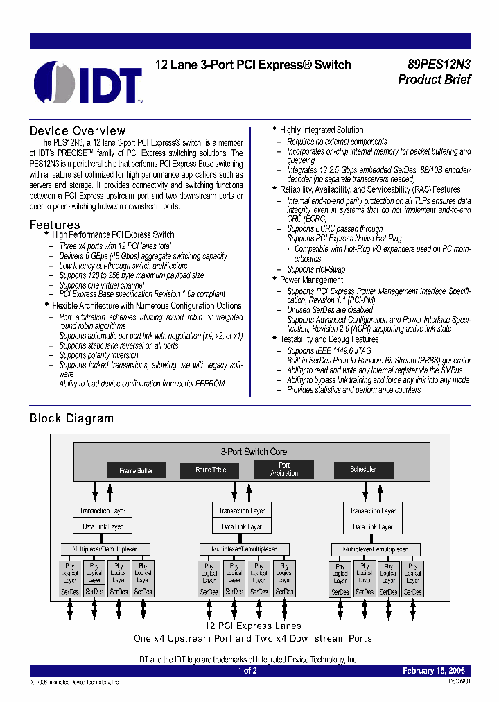 89PES12N3_1132510.PDF Datasheet