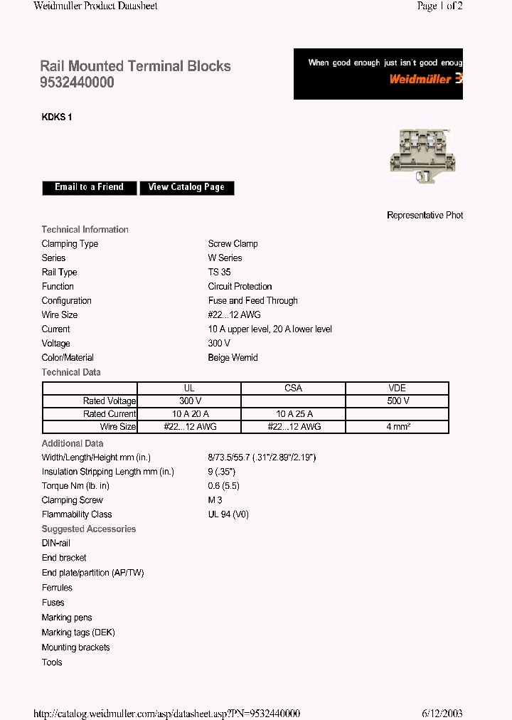 9532440000_1204230.PDF Datasheet