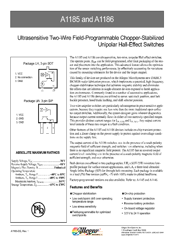 A1185ELHLT-T_1121269.PDF Datasheet