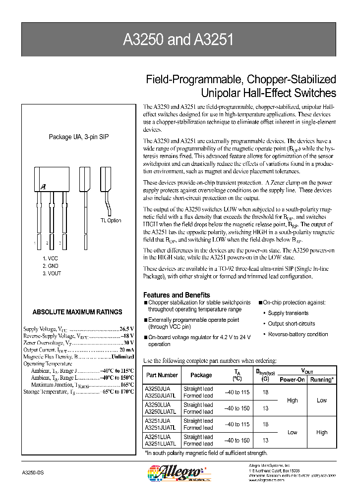 A3251LUATL_1204467.PDF Datasheet
