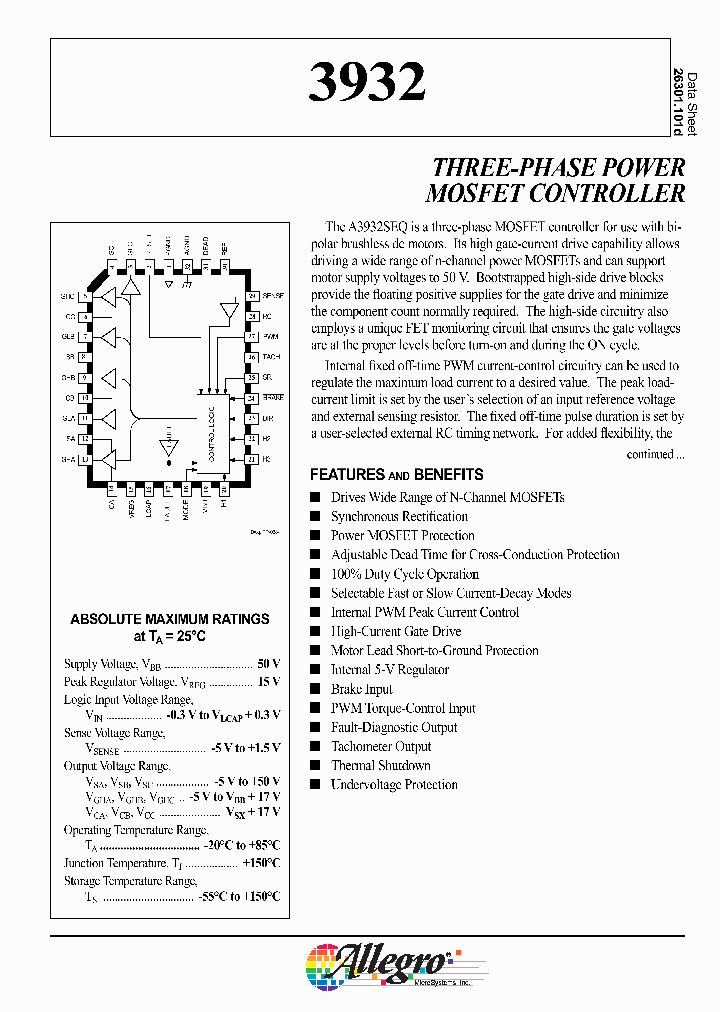 A3932SEQTR-T_1204507.PDF Datasheet