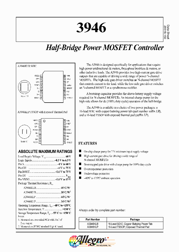 A3946KLP_1204515.PDF Datasheet