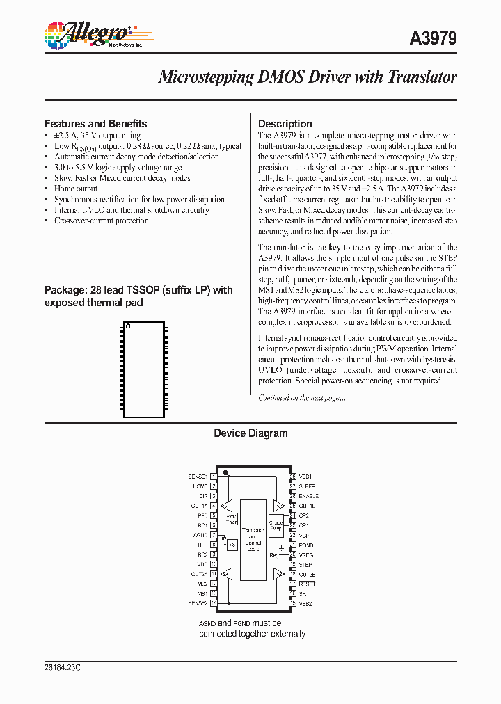 A3979SLPTR-T_1204544.PDF Datasheet
