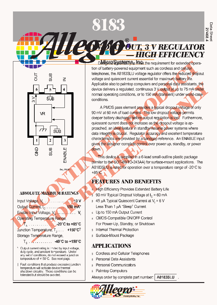 A8183SLU_1204775.PDF Datasheet