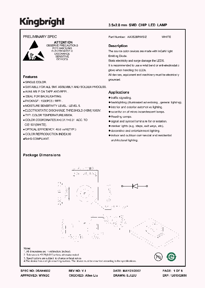 AA3528RWSZ_1204954.PDF Datasheet