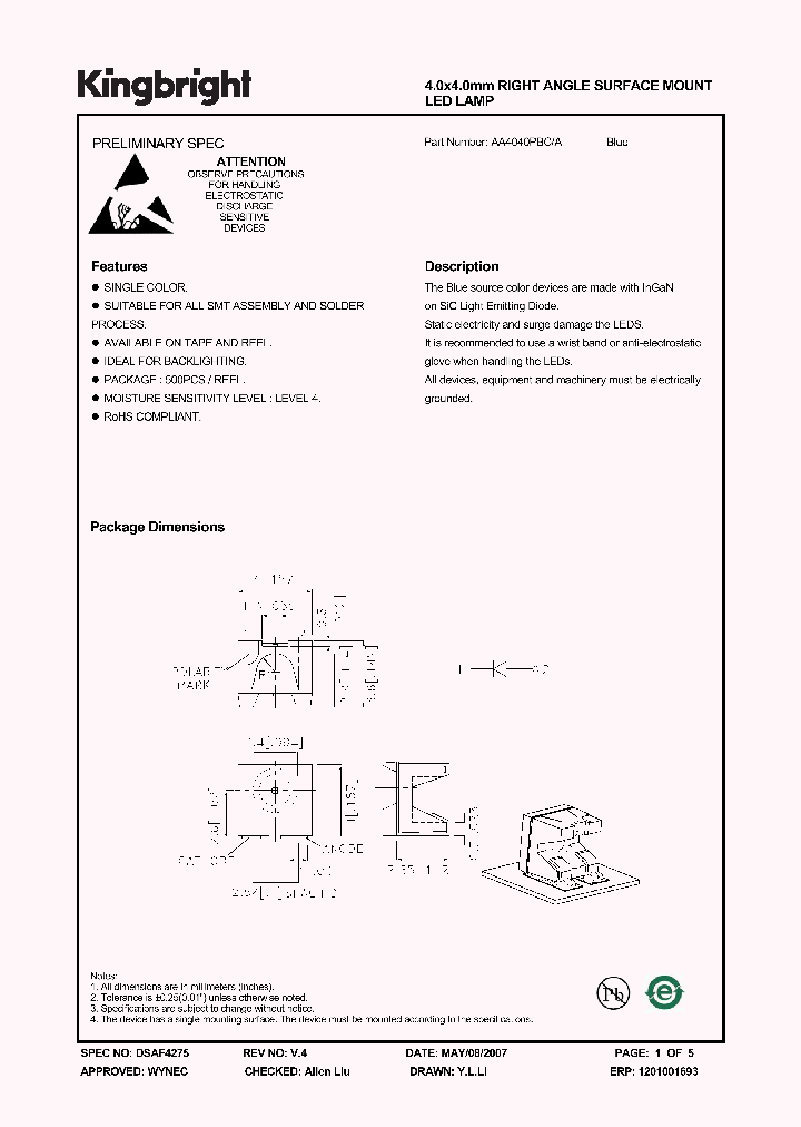 AA4040PBCA_1204973.PDF Datasheet