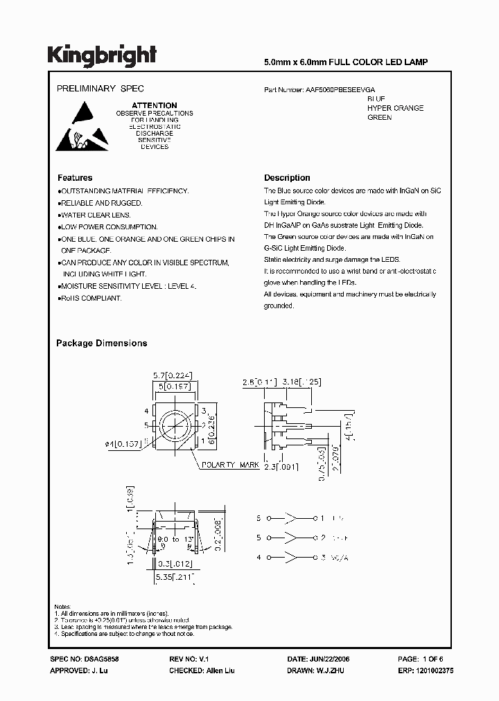 AAF5060PBESEEVGA_1122854.PDF Datasheet