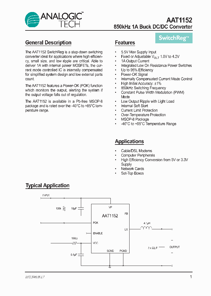 AAT1152IKS-10-T1_1119669.PDF Datasheet