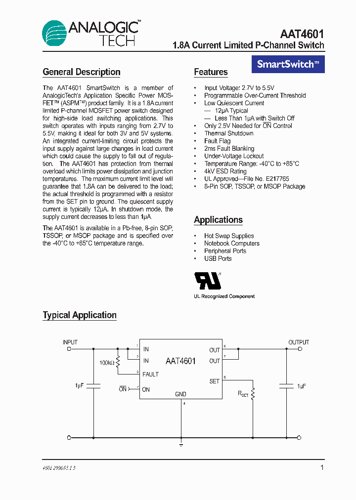 AAT4601_1205170.PDF Datasheet