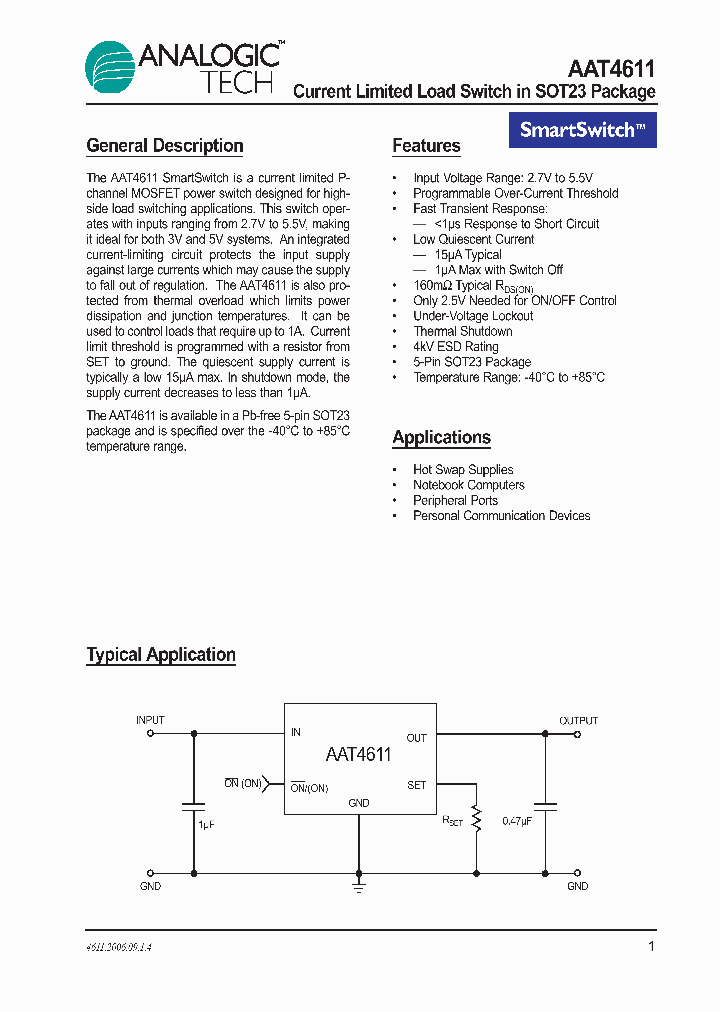 AAT4611IGV-T1_1205179.PDF Datasheet