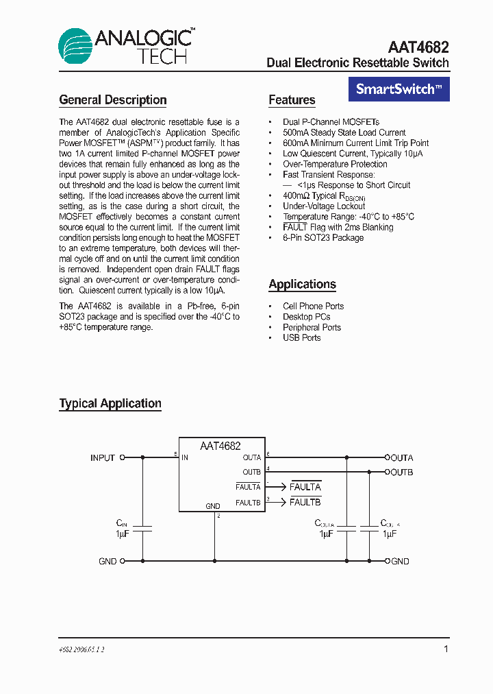 AAT4682IGU-T1_1205198.PDF Datasheet