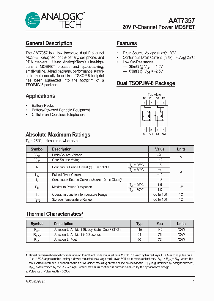 AAT7357ITS-T1_1119534.PDF Datasheet