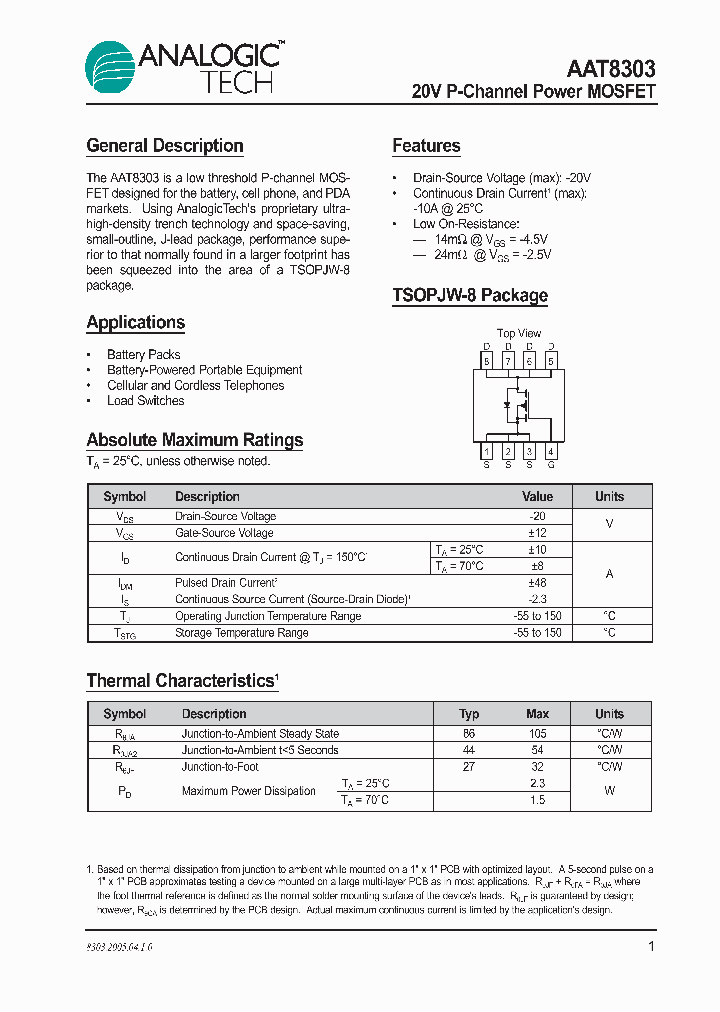 AAT830305_1205213.PDF Datasheet