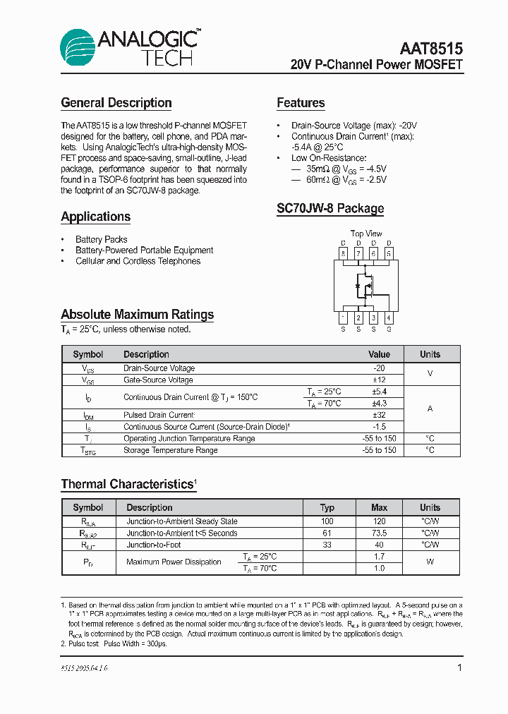 AAT8515IJS-T1_1205217.PDF Datasheet