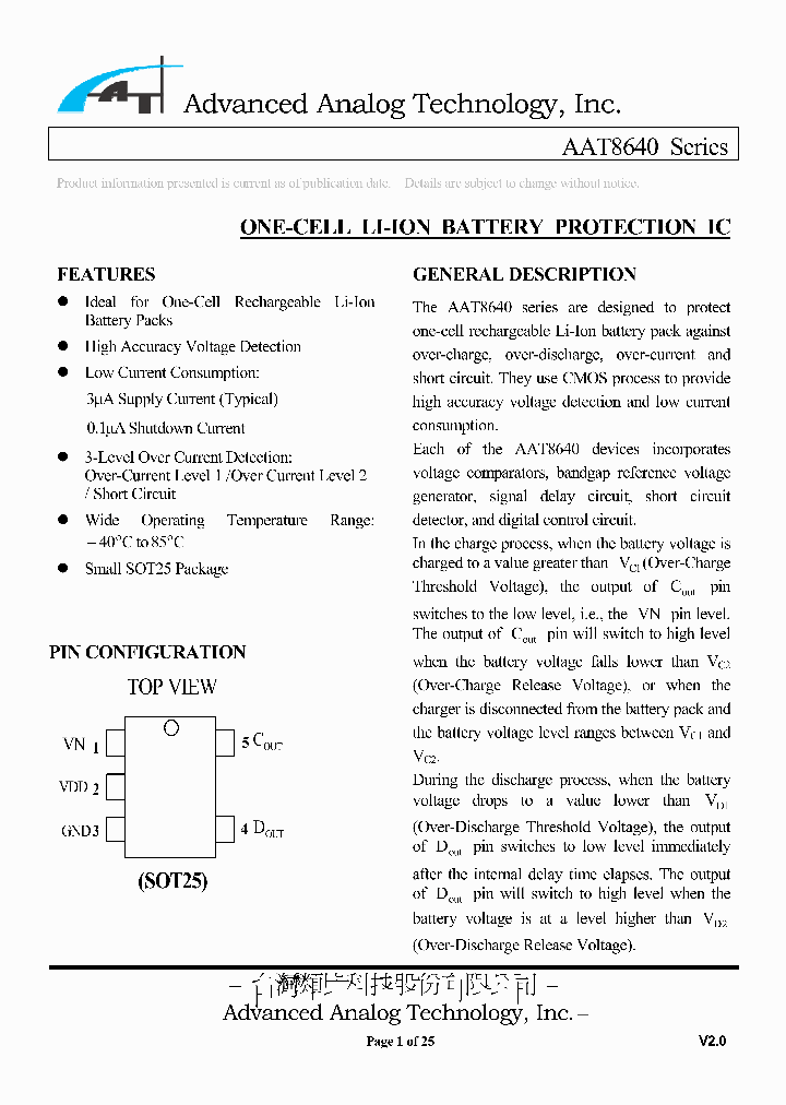AAT8640-S5-T_1205219.PDF Datasheet