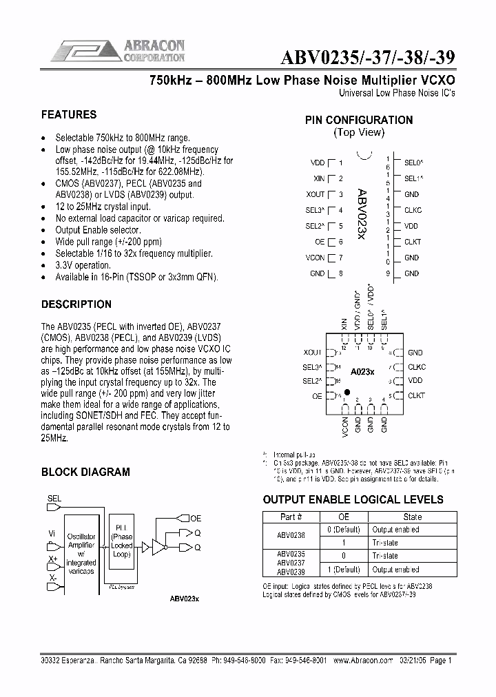 ABV0239QCL-T_1205321.PDF Datasheet