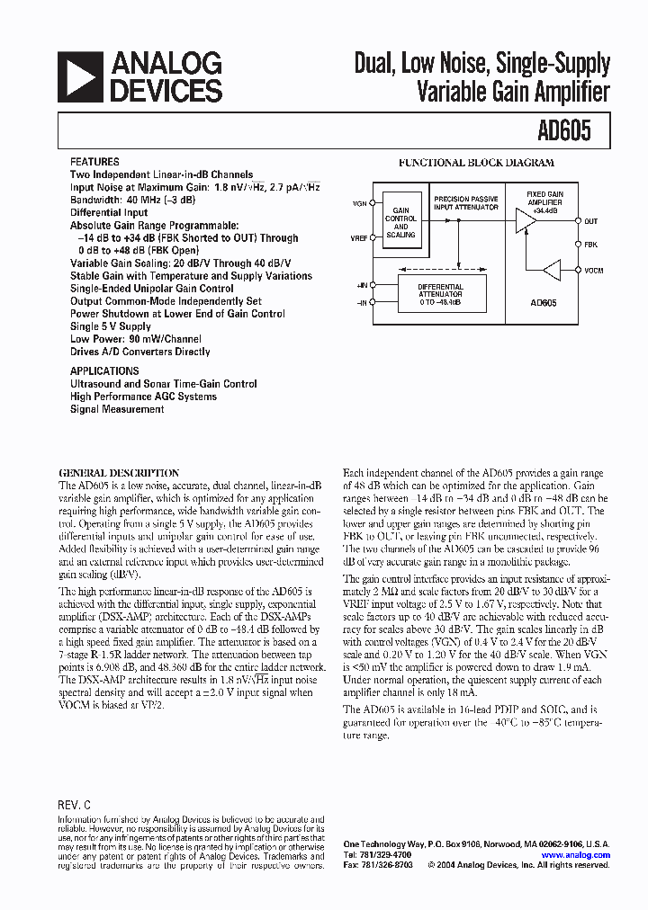 AD605BR-REEL7_1206049.PDF Datasheet