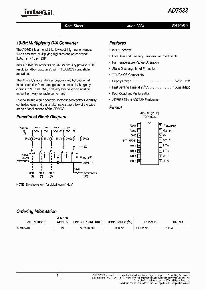 AD7533JN_1206210.PDF Datasheet