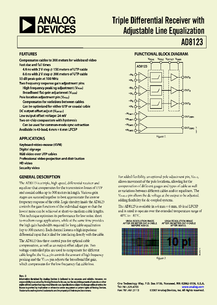 AD8123ACPZ-RL_1206424.PDF Datasheet