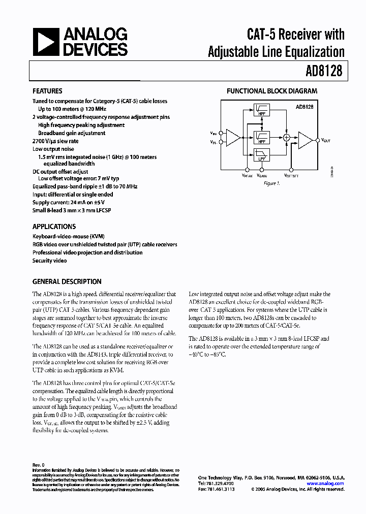AD8128ACPZ-R2_1112193.PDF Datasheet
