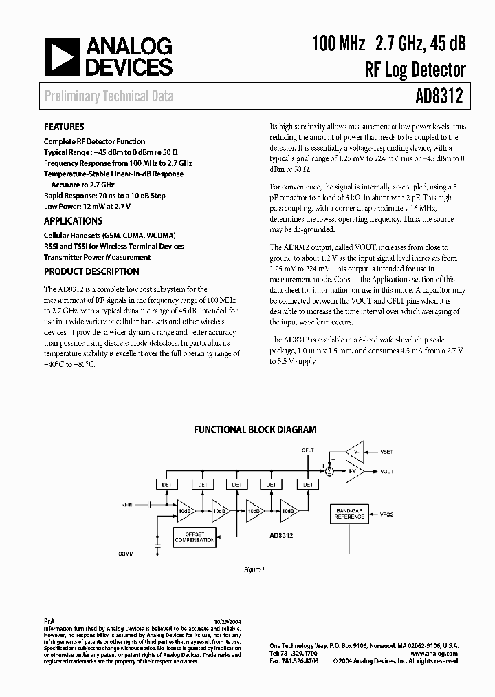 AD8312_1206515.PDF Datasheet
