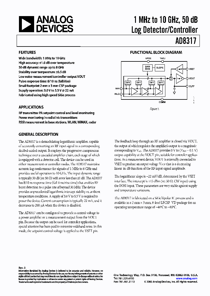 AD8317ACPZ-R2_1112226.PDF Datasheet