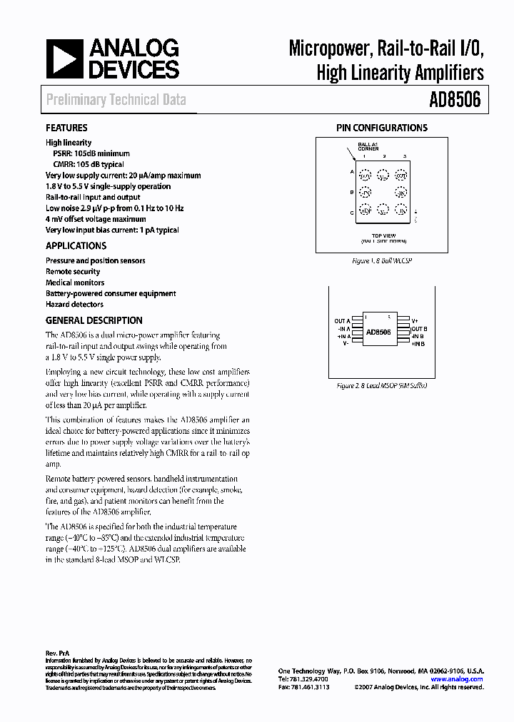 AD8506_1096561.PDF Datasheet