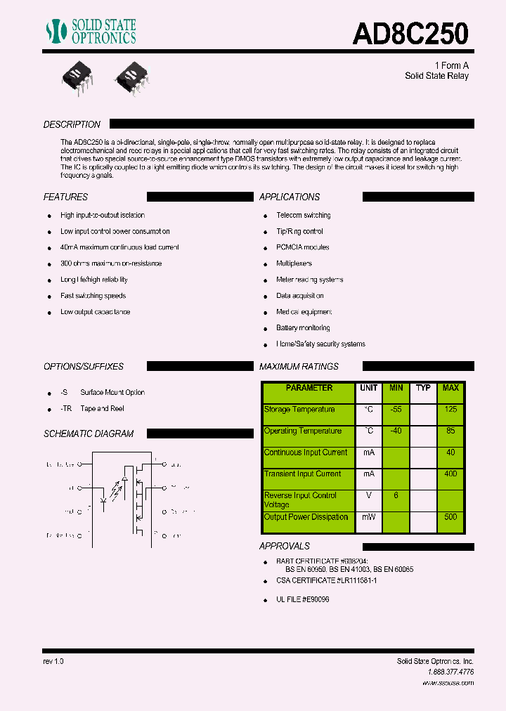 AD8C250_1206684.PDF Datasheet