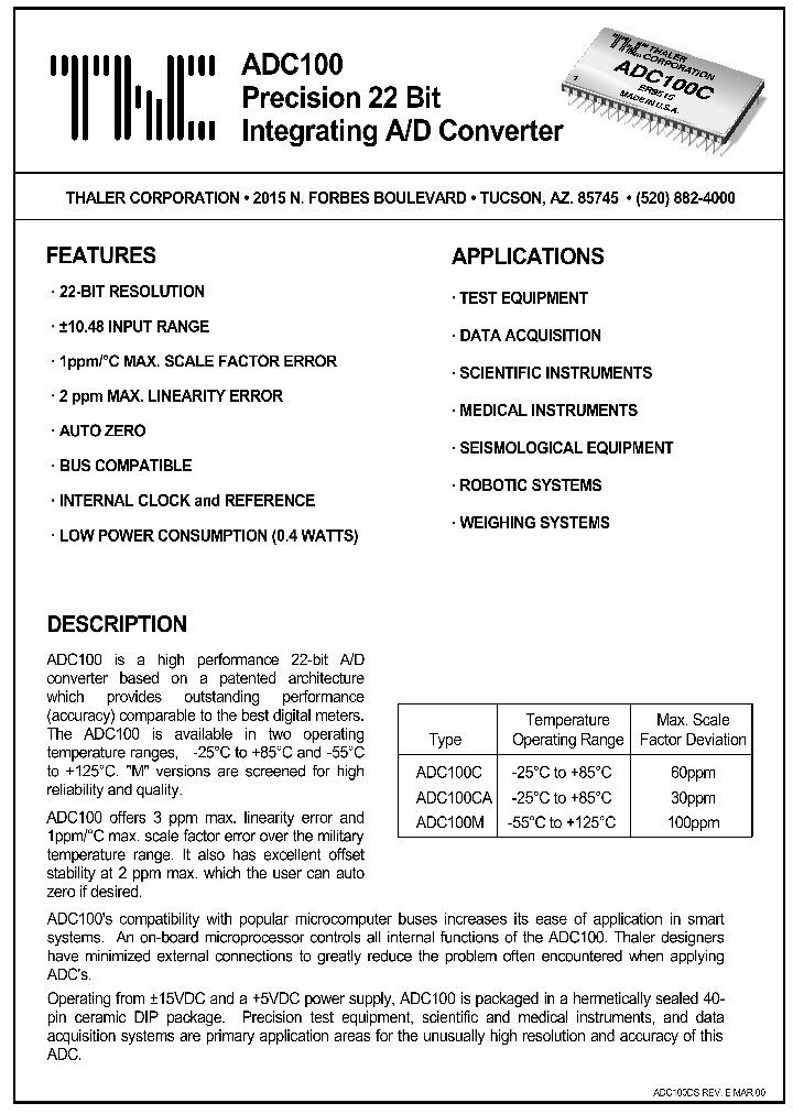 ADC100M_1206996.PDF Datasheet