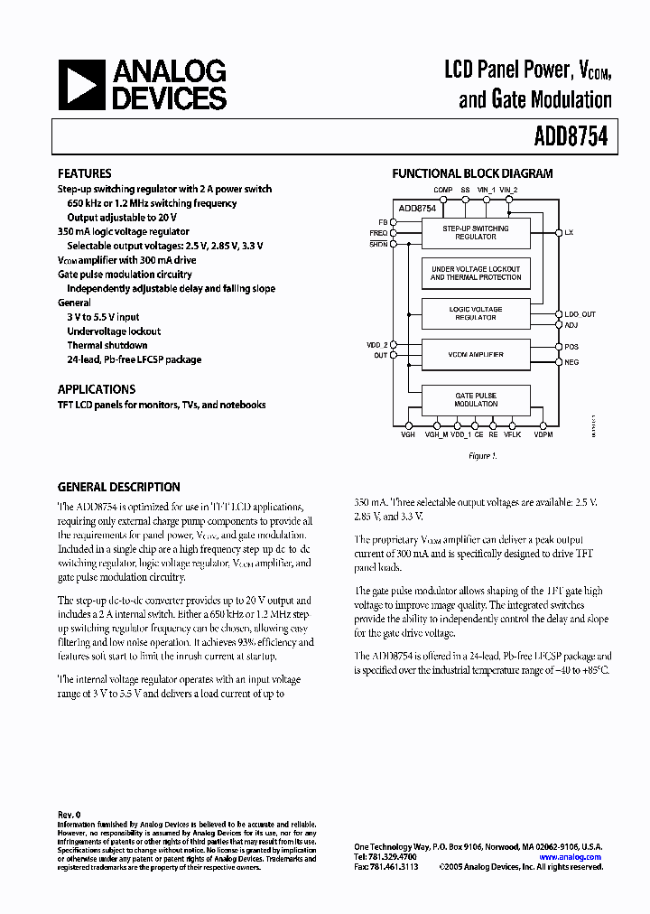 ADD8754ACPZ-REEL_1096309.PDF Datasheet