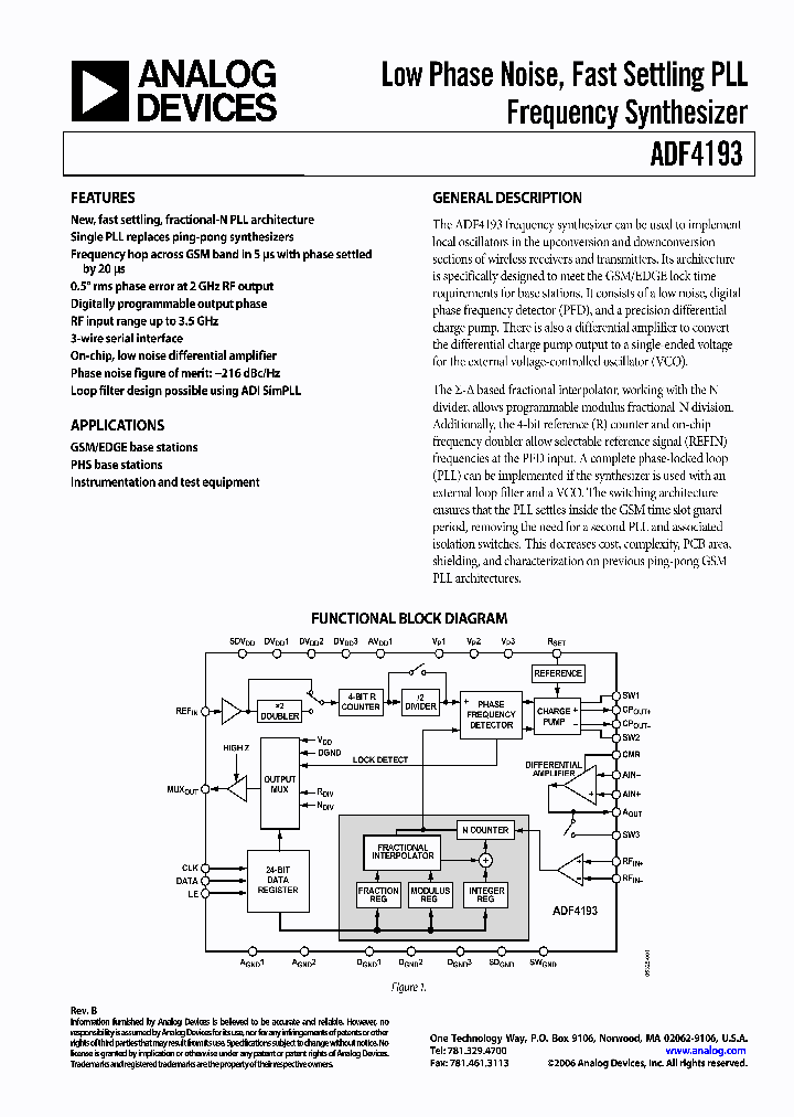 ADF4193BCPZ-RL_1108412.PDF Datasheet